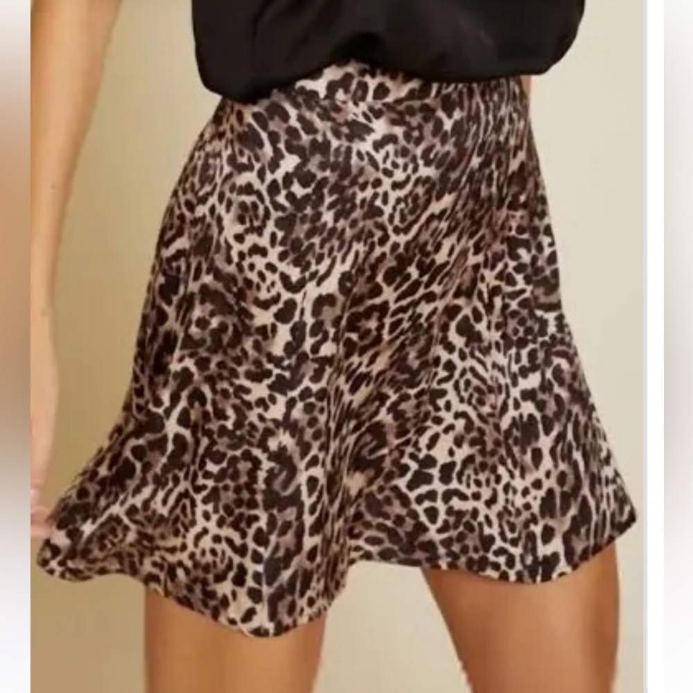 NATION Birdie Flirty Skirt In Multi